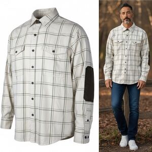 RIDGECUT PLAID FLANNEL SHIRT SZ L